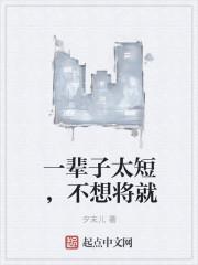 一辈子太短,不想将就 一辈子太短,不想将就